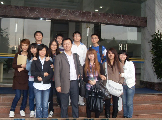 第二期seo培训学员与陈大果老师一起合影